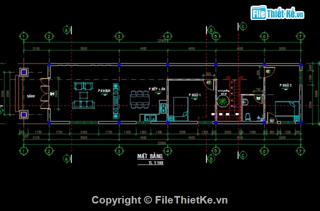 File cad,nhà cấp 4,mẫu nhà cấp 4,nhà cấp 4 đẹp,thiết kế một tầng